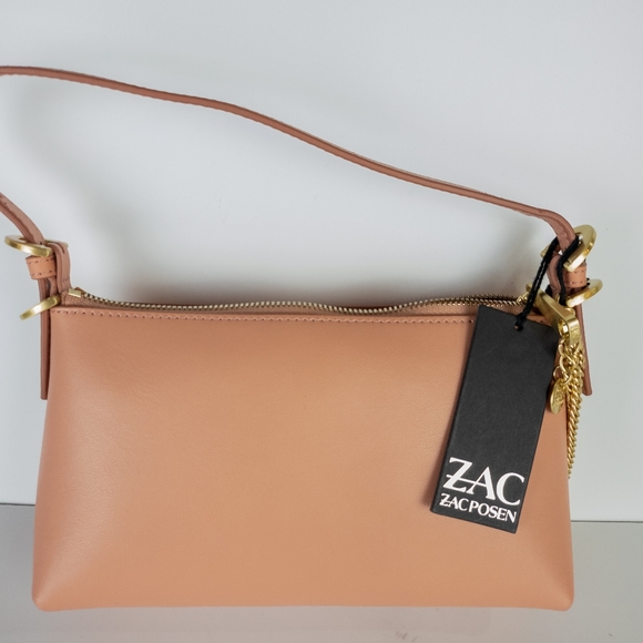 Zac Posen Posen Zip Top Crossbody - Coral - Picture 2 of 4